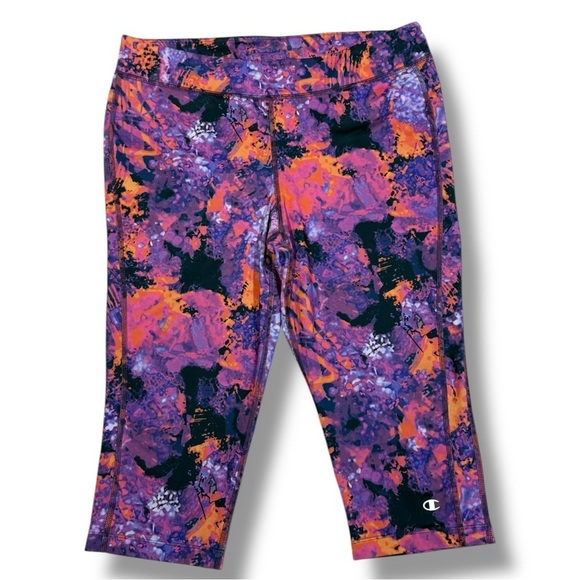 Champion Pants - Champion Women’s Powertrain Capris Multicolor Size Large